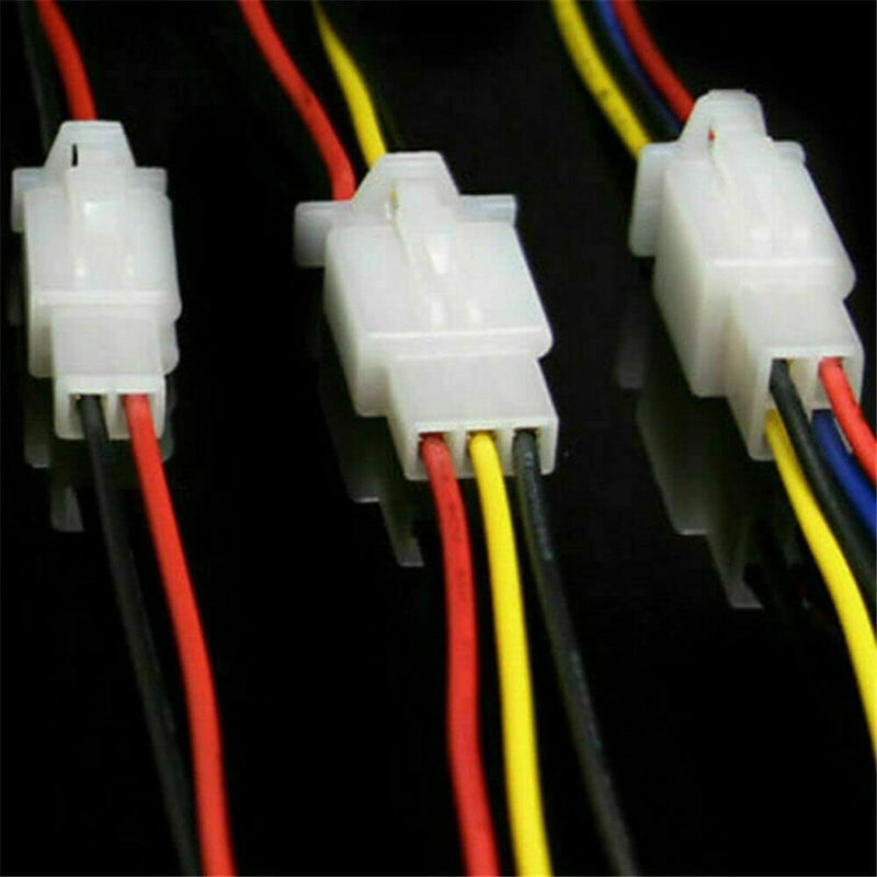 Mustpoint 380Pcs Motorcycle Car Electrical 2.8mm 2/3/4/6 Pin Wire Connectors Terminal Kit - Image 4